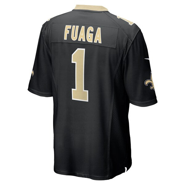 Taliese Fuaga New Orleans Saints Nike 2024 NFL Draft First Round Pick Player Game Jersey - Black - Image 3