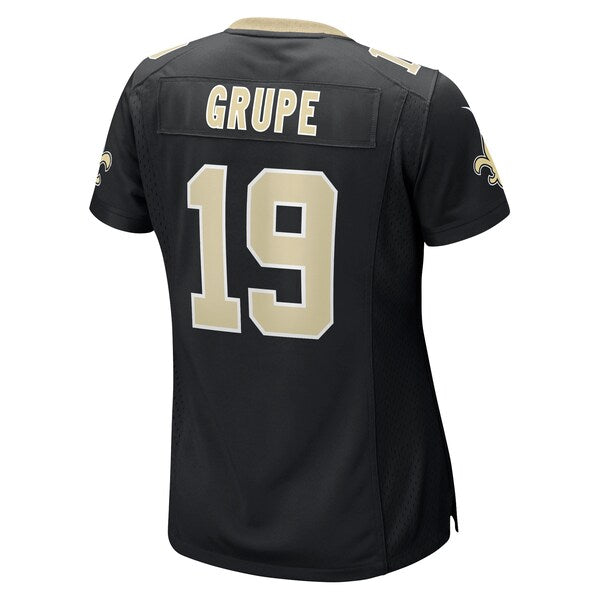 Blake Grupe New Orleans Saints Nike Women's Team Game Jersey - Black - Image 3
