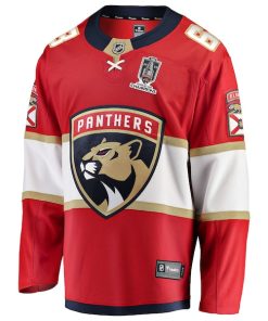 Alternative view of Brad Marchand Florida Panthers  2025 Stanley Cup Champions Breakaway Jersey - Red