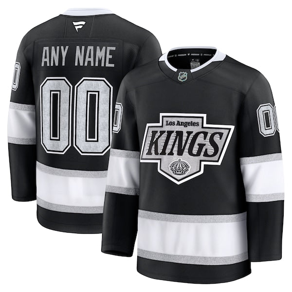 Los Angeles Kings Home Premium Custom Jersey - Black/White