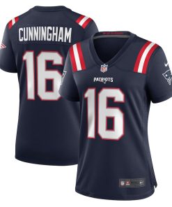 Malik Cunningham New England Patriots Nike Women's Team Game Jersey -  Navy