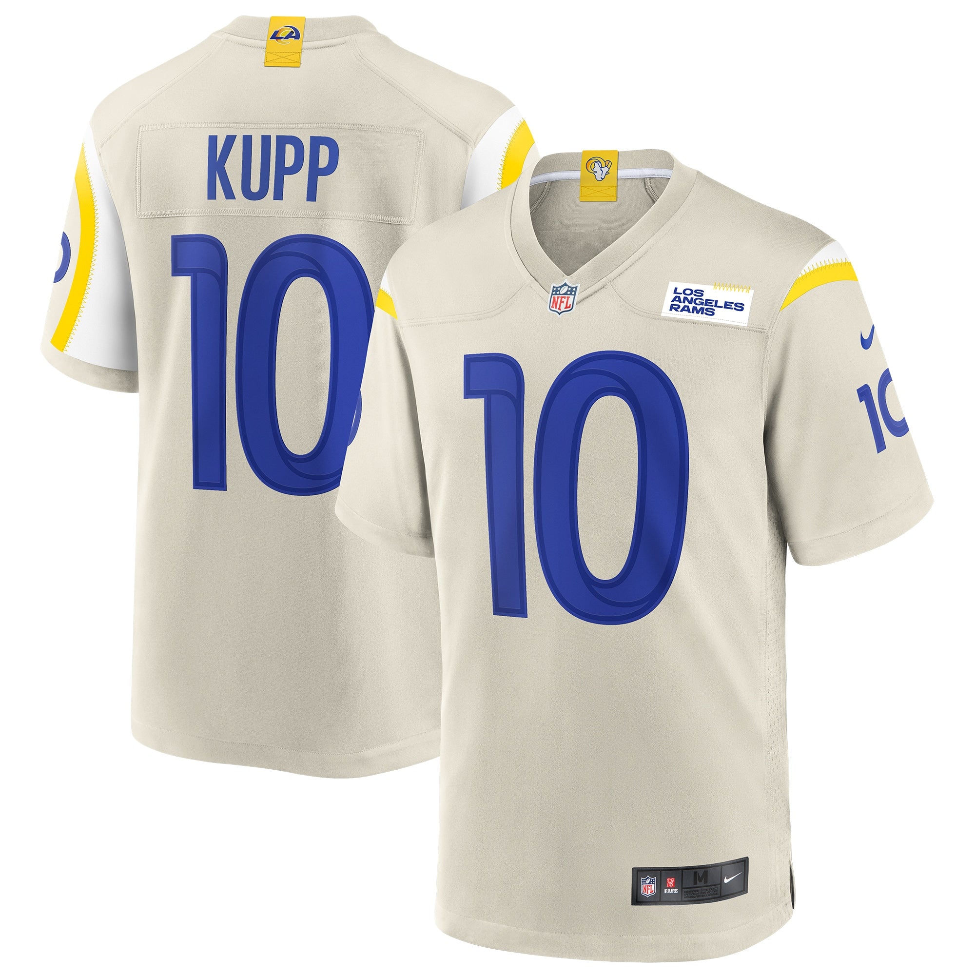 Cooper Kupp Los Angeles Rams Nike Game Player Jersey - Royal/Cream/White - Image 3