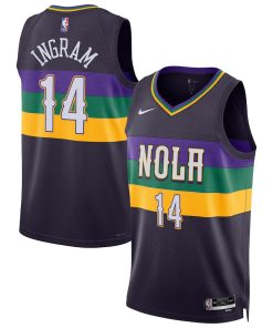 Brandon Ingram New Orleans Pelicans Nike Unisex 2022/23 Swingman Jersey - City Edition - Purple