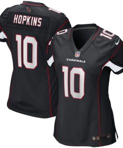 Alternative view of DeAndre Hopkins Arizona Cardinals Nike Women's Game Jersey - Black/Cardinal/White