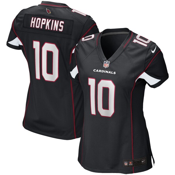 DeAndre Hopkins Arizona Cardinals Nike Women's Game Jersey - Black/Cardinal/White - Image 2