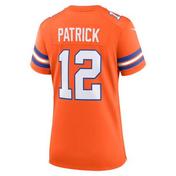 Tim Patrick Denver Broncos Nike Women's Mile High Collection 1977 Throwback Player Game Jersey - Orange - Image 3