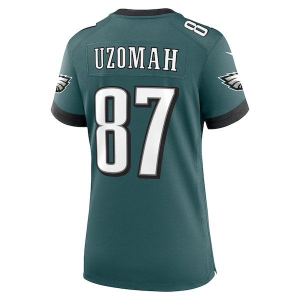 C.J. Uzomah Philadelphia Eagles Nike Women's Team Game Jersey - Midnight Green - Image 3