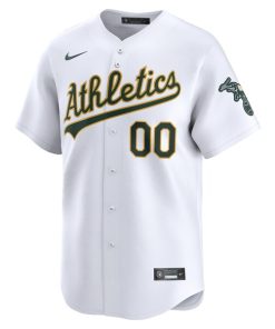Alternative view of Oakland Athletics Nike Youth Home Limited Custom Jersey - White