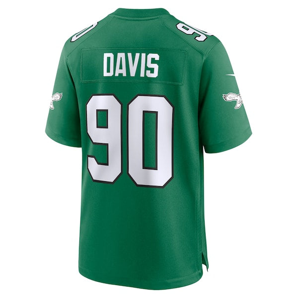Jordan Davis Philadelphia Eagles Nike Alternate Game Jersey - Kelly Green - Image 3