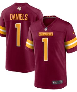 Jayden Daniels Washington Commanders Nike 2024 NFL Draft First Round Pick Player Game Jersey - Burgundy