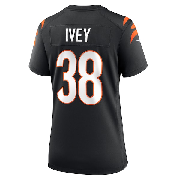 DJ Ivey Cincinnati Bengals Nike Women's Team Game Jersey - Black - Image 3