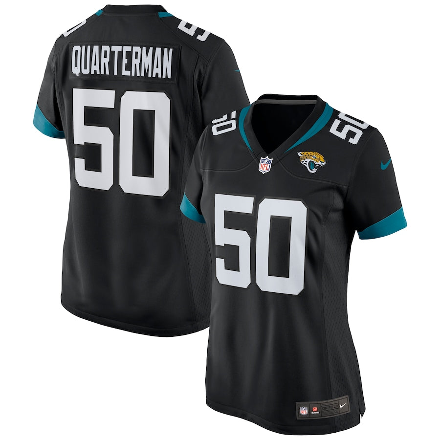 Shaquille Quarterman Jacksonville Jaguars Nike Women's Game Jersey - Teal/Black - Image 6