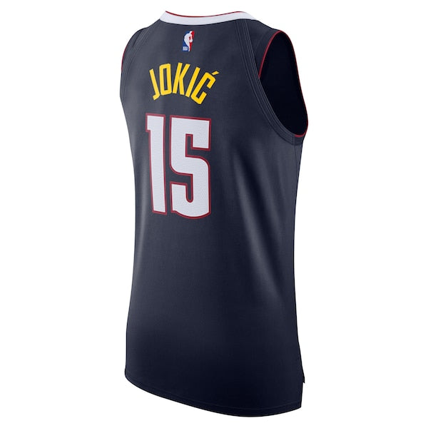 Nikola Jokic Denver Nuggets Nike Authentic Jersey - Icon Edition - Navy - Image 3