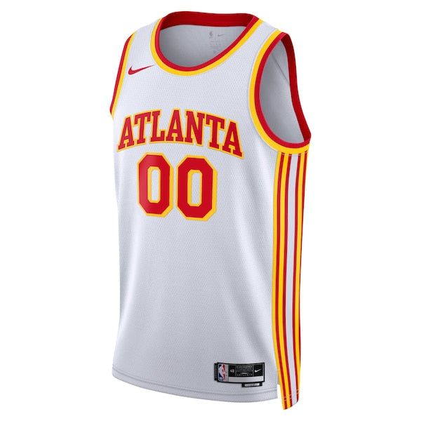 Atlanta Hawks Nike Unisex Swingman Custom Jersey White - Association Edition - Image 2