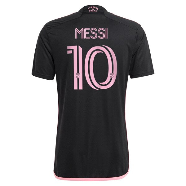 Lionel Messi Inter Miami CF adidas 2024 La Noche Replica Jersey - Black/Pink - Image 4