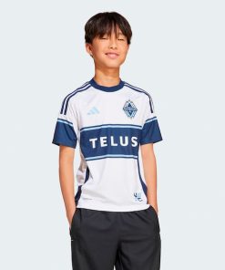 Vancouver Whitecaps FC adidas Youth 2025 The Peak Replica Jersey - White