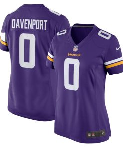 Marcus Davenport Minnesota Vikings Nike Women's Team Game Jersey - Purple