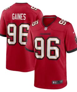 Greg Gaines Tampa Bay Buccaneers Nike Game Player Jersey - Red