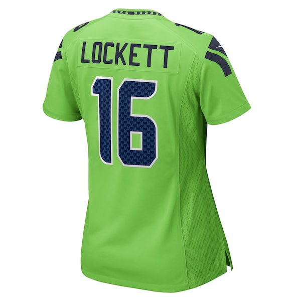 Tyler Lockett Seattle Seahawks Nike Women's Game Jersey - Neon Green - Image 3