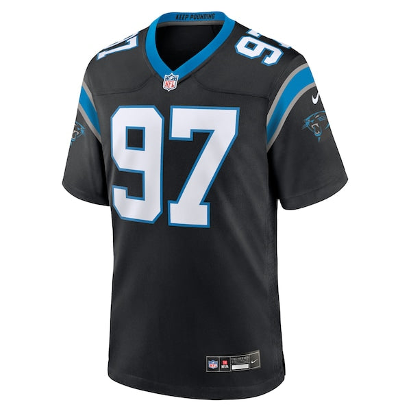 Bobby Brown III Carolina Panthers Nike Team Game Jersey - Black - Image 2