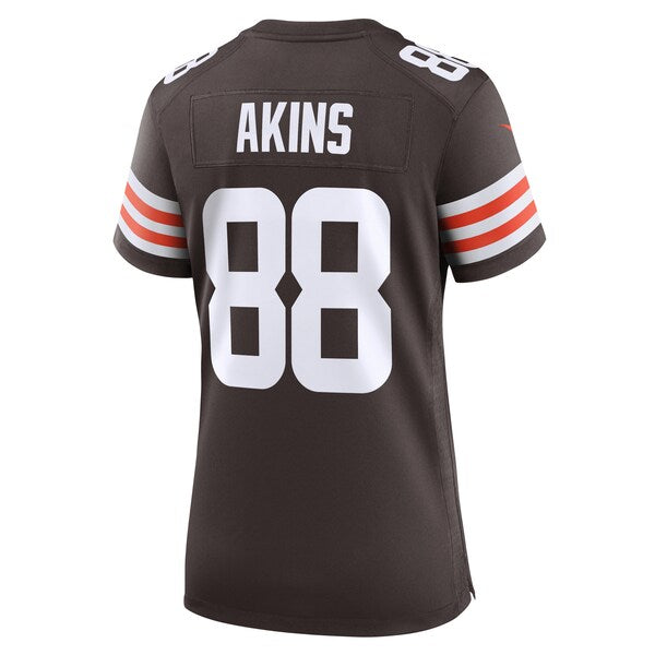Jordan Akins Cleveland Browns Nike Women's Game Jersey - Brown - Image 4