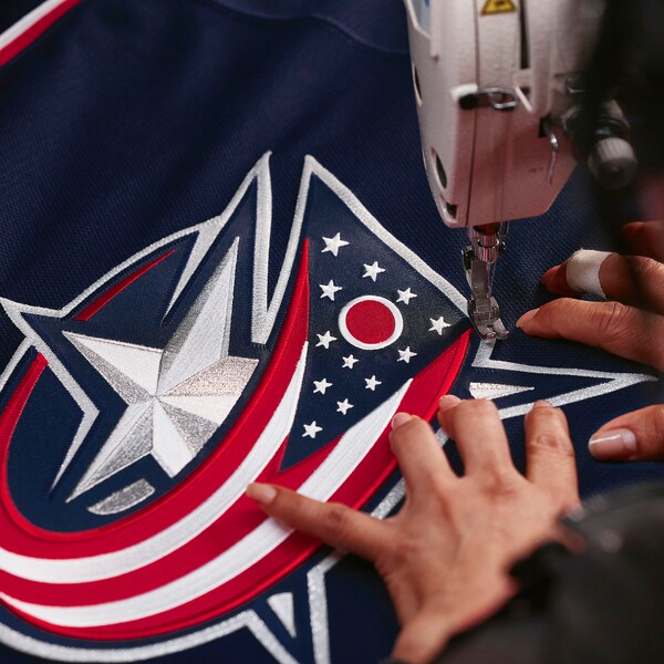 Columbus Blue Jackets Home Authentic Pro Jersey - Navy - Image 5