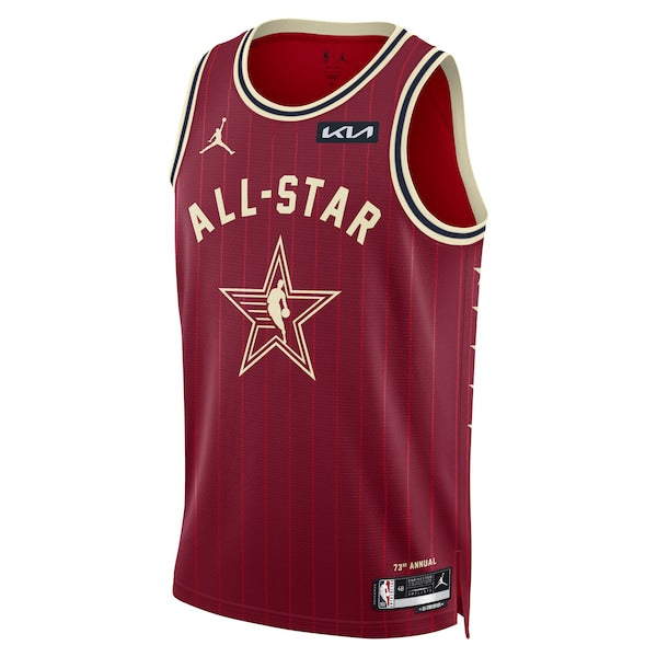 Jordan Brand Unisex 2024 NBA All-Star Game Swingman Custom Jersey - Crimson - Image 3