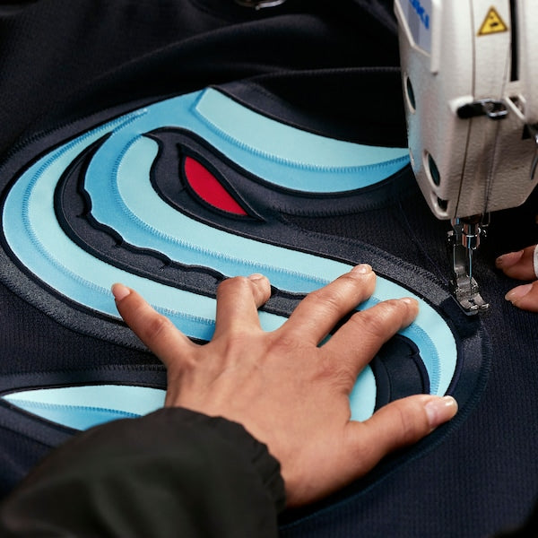 Seattle Kraken Home Authentic Pro Custom Jersey - Navy - Image 4