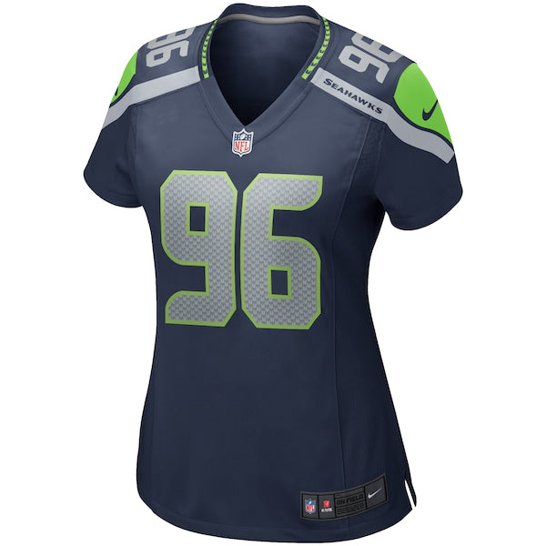Cortez Kennedy Seattle Seahawks Nike Women's Game Retired Player Jersey - College Navy/Royal - Image 3