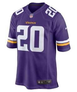 Alternative view of Jay Ward Minnesota Vikings Nike Game Jersey - Purple