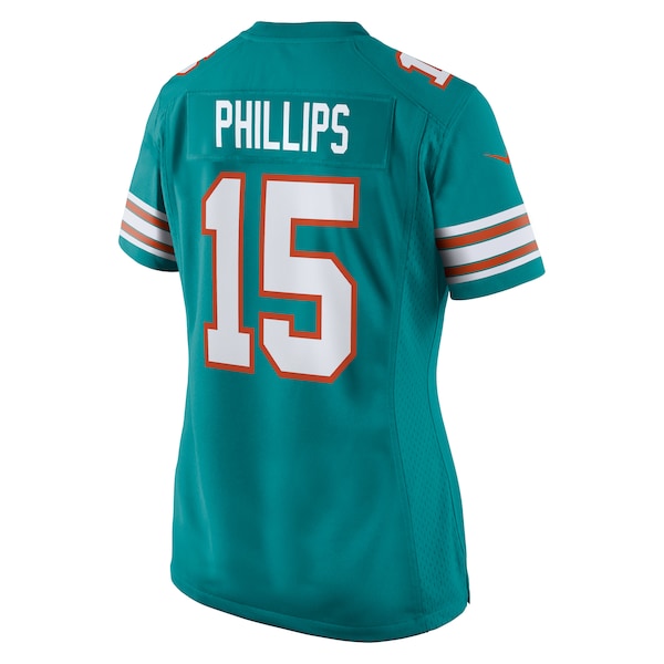 Jaelan Phillips Miami Dolphins Nike Women's Alternate Game Jersey - Aqua - Image 3