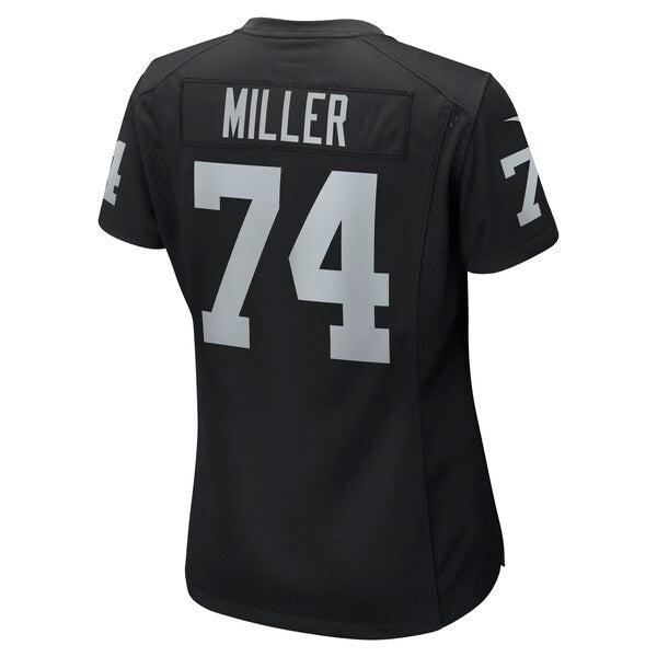 Kolton Miller Las Vegas Raiders Nike Women's Game Jersey - Black - Image 3