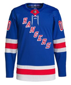 Alternative view of New York Rangers adidas  Home  Primegreen Authentic Custom Jersey - Royal