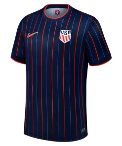Alternative view of USMNT Nike Youth 2025 Away Replica Jersey - Navy