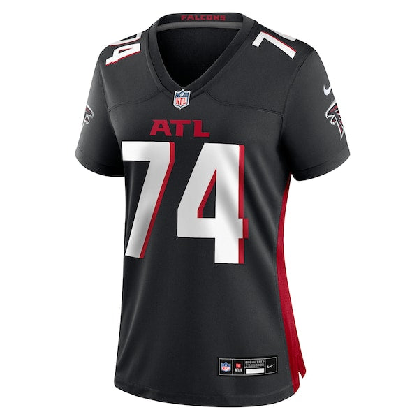 Tyrone Wheatley Jr Atlanta Falcons Nike Women's Team Game Jersey - Black - Image 2