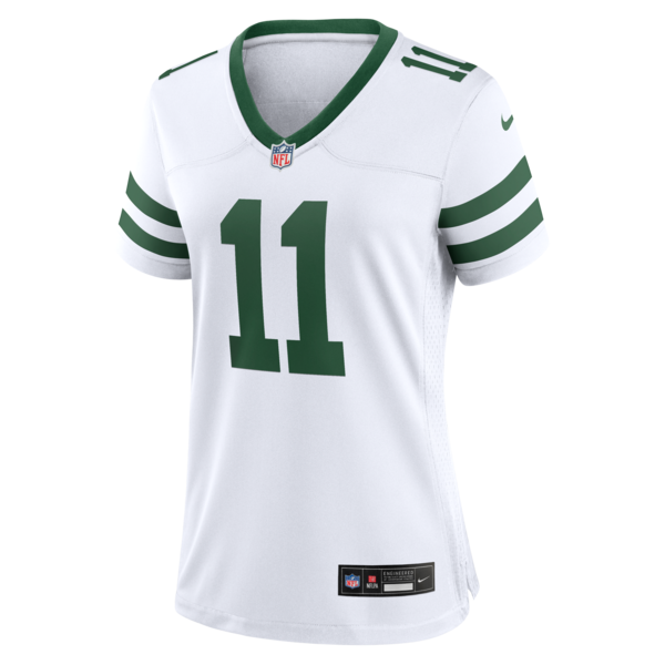 Jermaine Johnson II New York Jets Nike Women's Alternate Game Jersey - Spotlight White/Green - Image 3