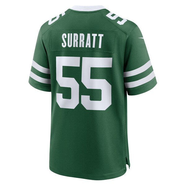Chazz Surratt New York Jets Nike Team Game Jersey - Legacy Green - Image 2