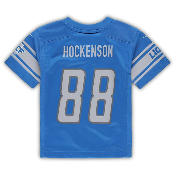 T.J. Hockenson Detroit Lions Nike Toddler Game Jersey - Blue - Image 3
