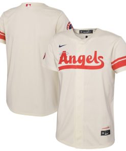 Los Angeles Angels Nike Toddler 2022 City Connect Replica Jersey - Cream