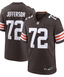 Quinton Jefferson Cleveland Browns Nike Team Game Jersey -  Brown