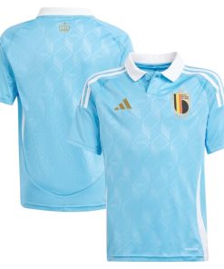 Belgium National Team adidas Youth 2024 Away Replica Jersey - Blue