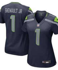 Alternative view of Laviska Shenault Jr. Seattle Seahawks Nike Women's Team Game Jersey -  College Navy