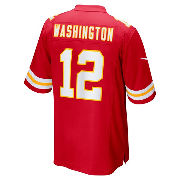 Montrell Washington Kansas City Chiefs Nike Team Game Jersey - Red - Image 3