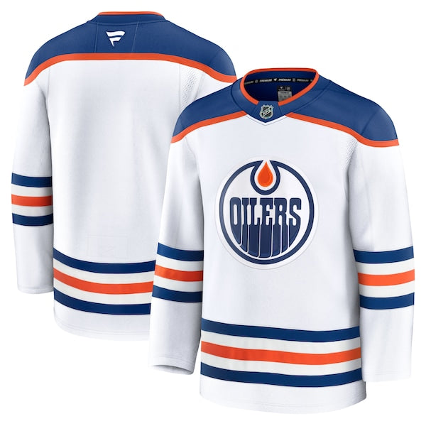 Edmonton Oilers Away Premium Jersey - White/Royal