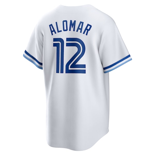 Roberto Alomar Toronto Blue Jays Nike Home Cooperstown Collection Player Jersey - White - Image 3