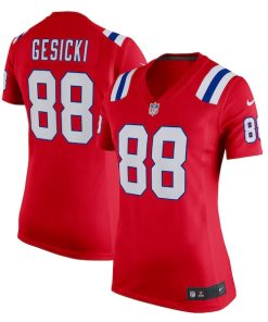 Mike Gesicki New England Patriots Nike Women's Alternate Game Jersey - Red
