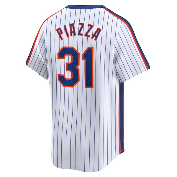 Mike Piazza New York Mets Nike Throwback Cooperstown Limited Jersey - White - Image 3