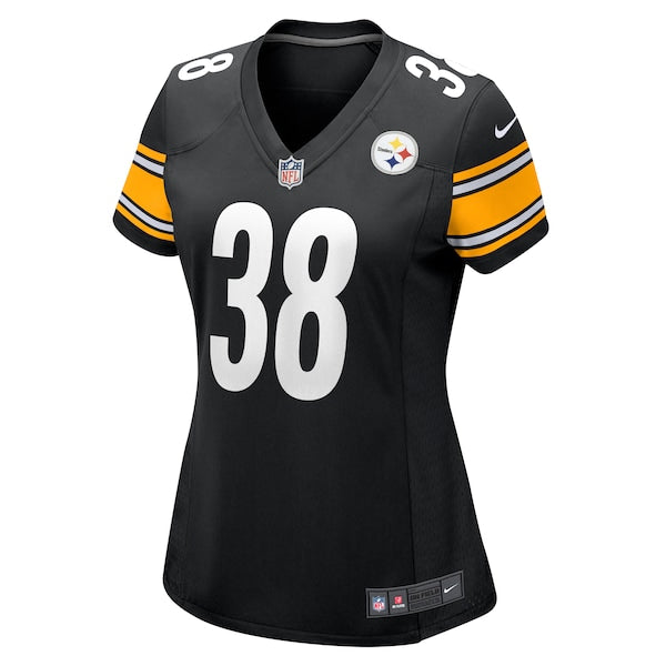 Caleb Johnson Pittsburgh Steelers Nike Women's Game Jersey - Black - Image 2