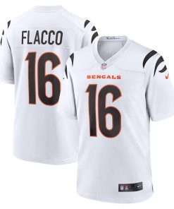 Joe Flacco Cincinnati Bengals Nike Game Jersey -  White/Orange