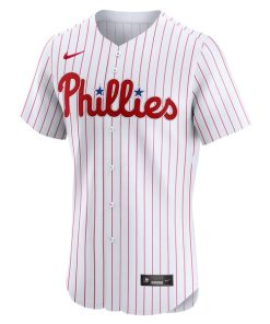 Alternative view of Philadelphia Phillies Nike Home Elite Custom Jersey - White